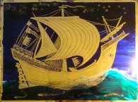 Night Sail 1 (2011) 20x30cm