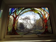 Garden Window; designed & made for Edwardian house in London